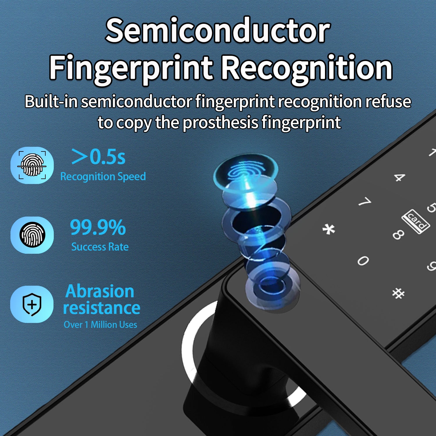 UEMON Smart Home Automation wifi Fingerprint Door Lock