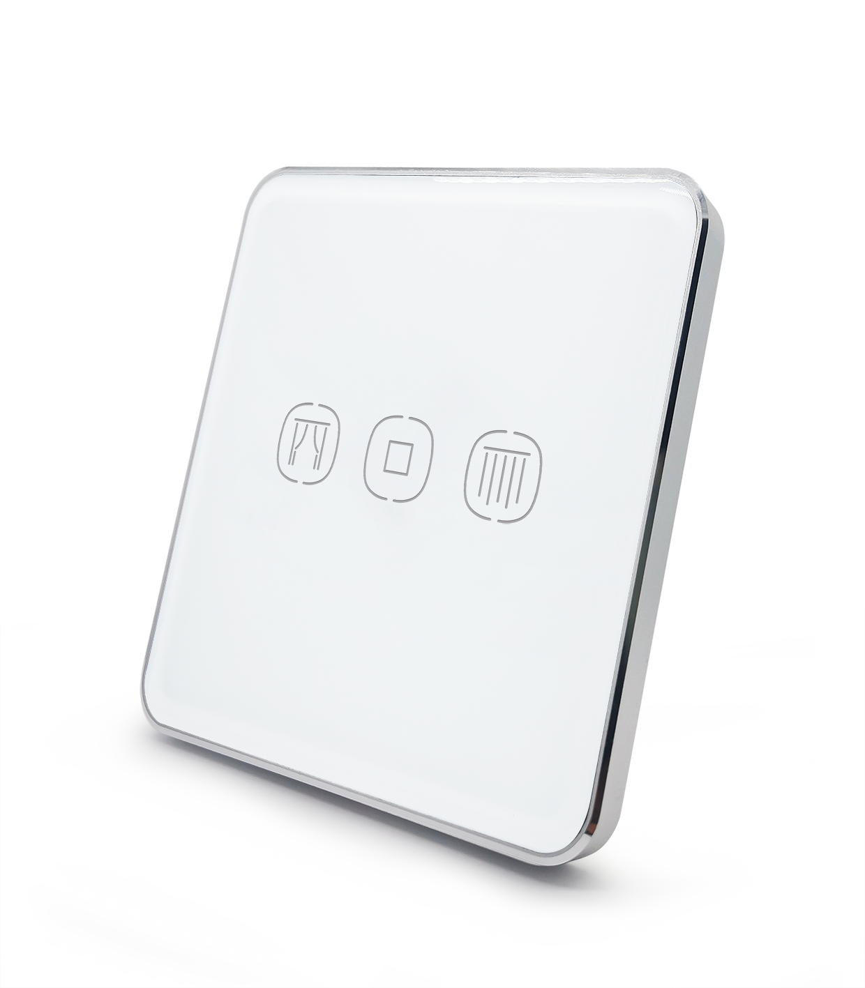 UEMON Smart Home Zigbee & Wifi Tuya Aluminum Frame Single Double Channel Curtain Switch