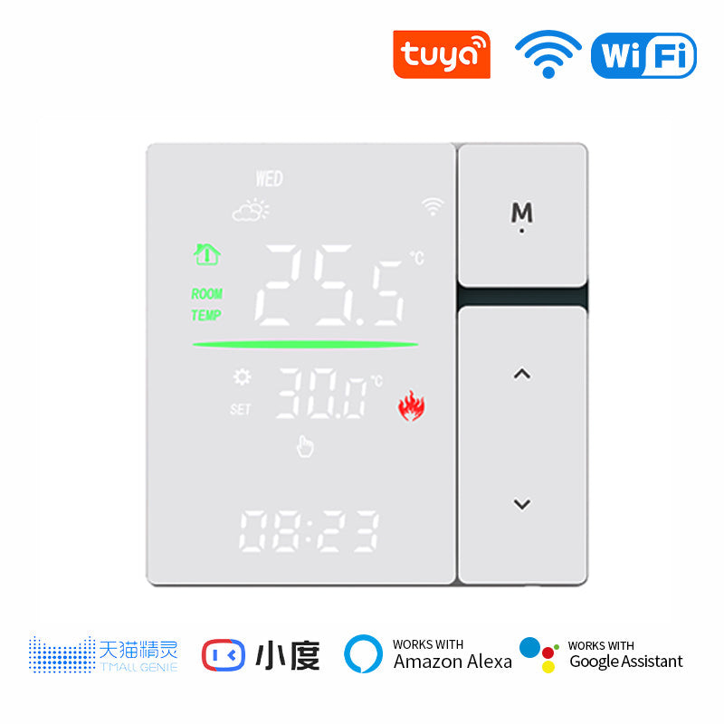 UEMON Smart Thermostat Switch OLED Display Energy Saving Water Heating Electric Underfloor Boiler