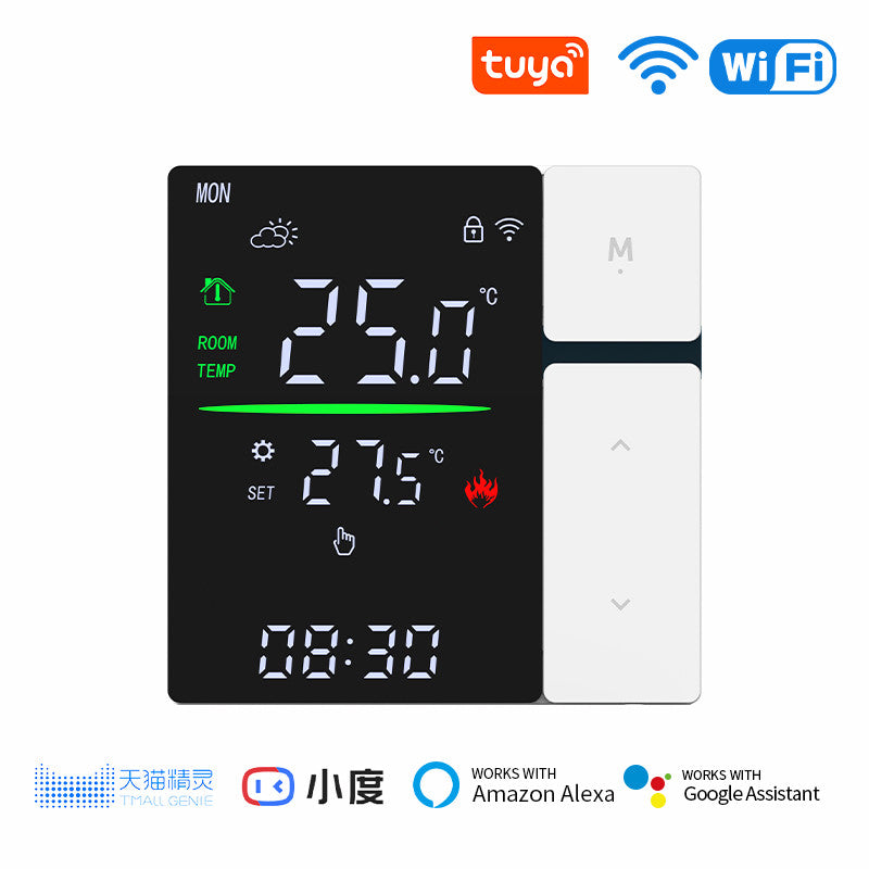 UEMON Smart Thermostat Switch OLED Display Energy Saving Water Heating Electric Underfloor Boiler