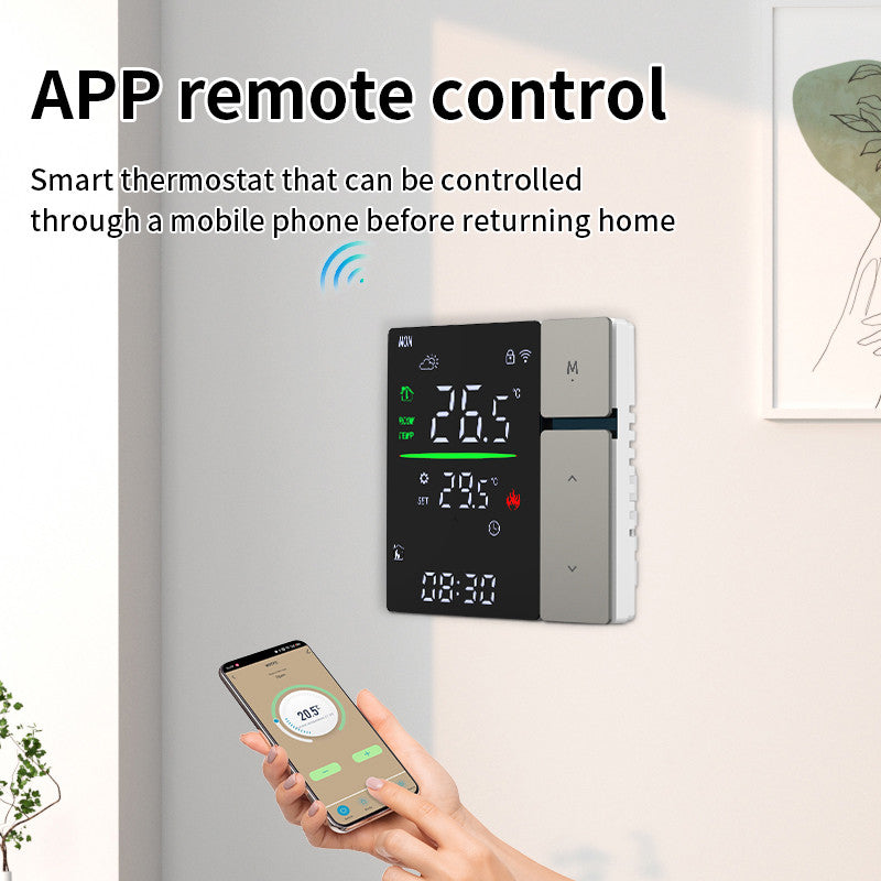 UEMON Smart Thermostat Switch OLED Display Energy Saving Water Heating Electric Underfloor Boiler