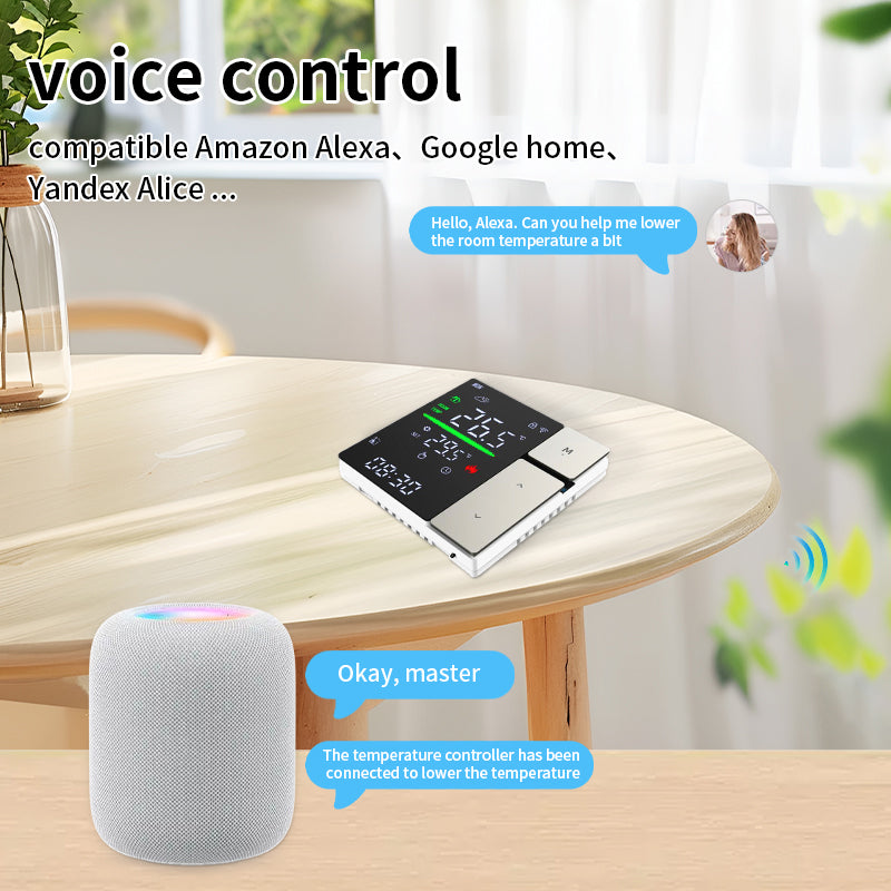 UEMON Smart Thermostat Switch OLED Display Energy Saving Water Heating Electric Underfloor Boiler