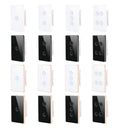 UEMON Zigbee & Wifi Smart Touch Screen Tuya App Remote Control Home Hotel Use US Standards 1/2/3/4 Gang Wall Switch with Concave Glass