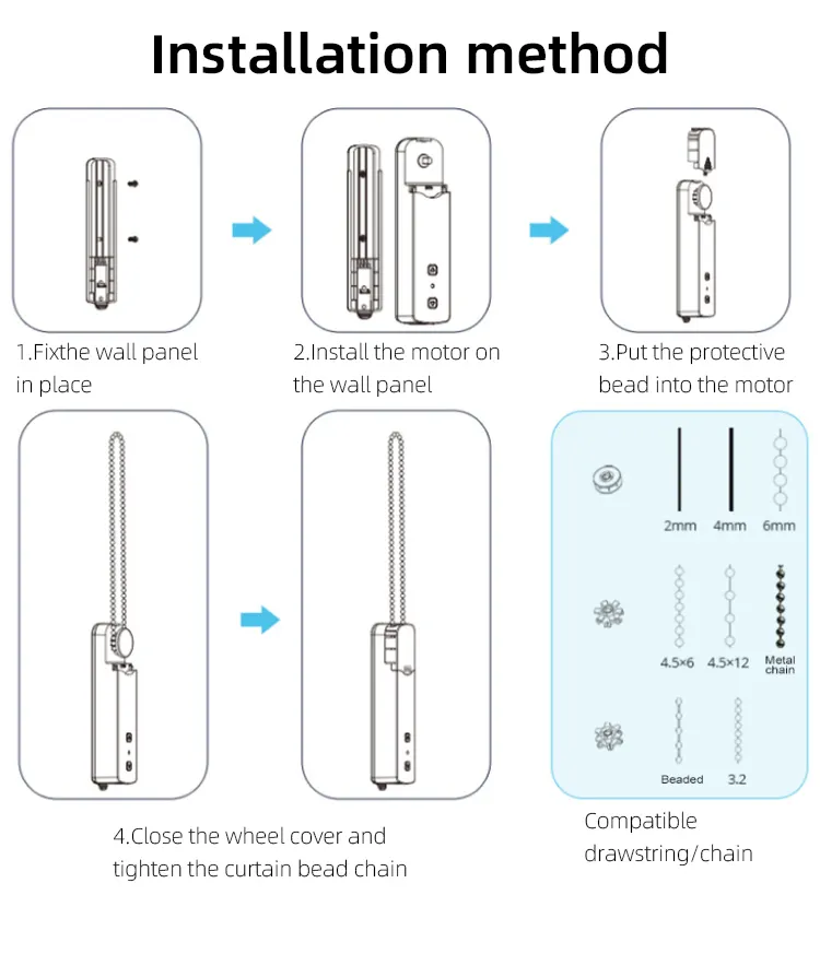 UEMON Smart Home ZigBee/wifi/Bluetooth Window Curtain Switch Roller Blinds Shutter Motor Driver Robot