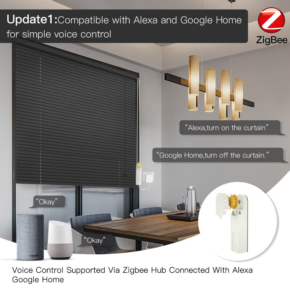 UEMON Smart Home ZigBee/wifi/Bluetooth Window Curtain Switch Roller Blinds Shutter Motor Driver Robot