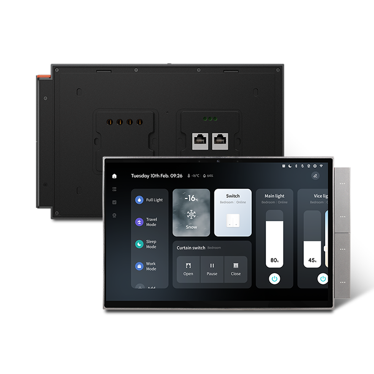UEMON Smart Home Tuya Zigbee Gateway Multicultion Touch Pane 10 Inch Wifi Smart Home Wall Mounted Control Panel