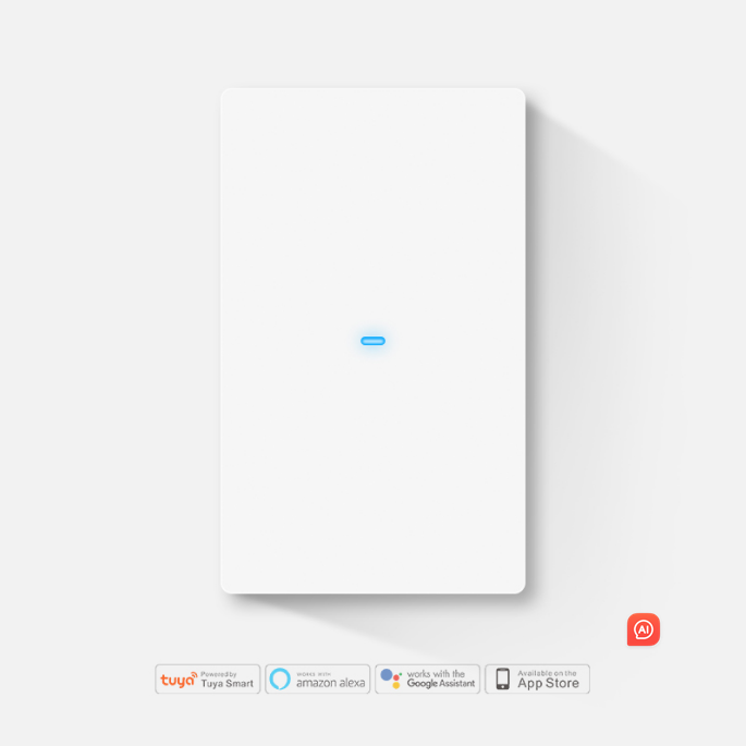 UEMON Smart Home Automation 120*72mm WiFi/Zigbee Push Button Lighting Wall Witches
