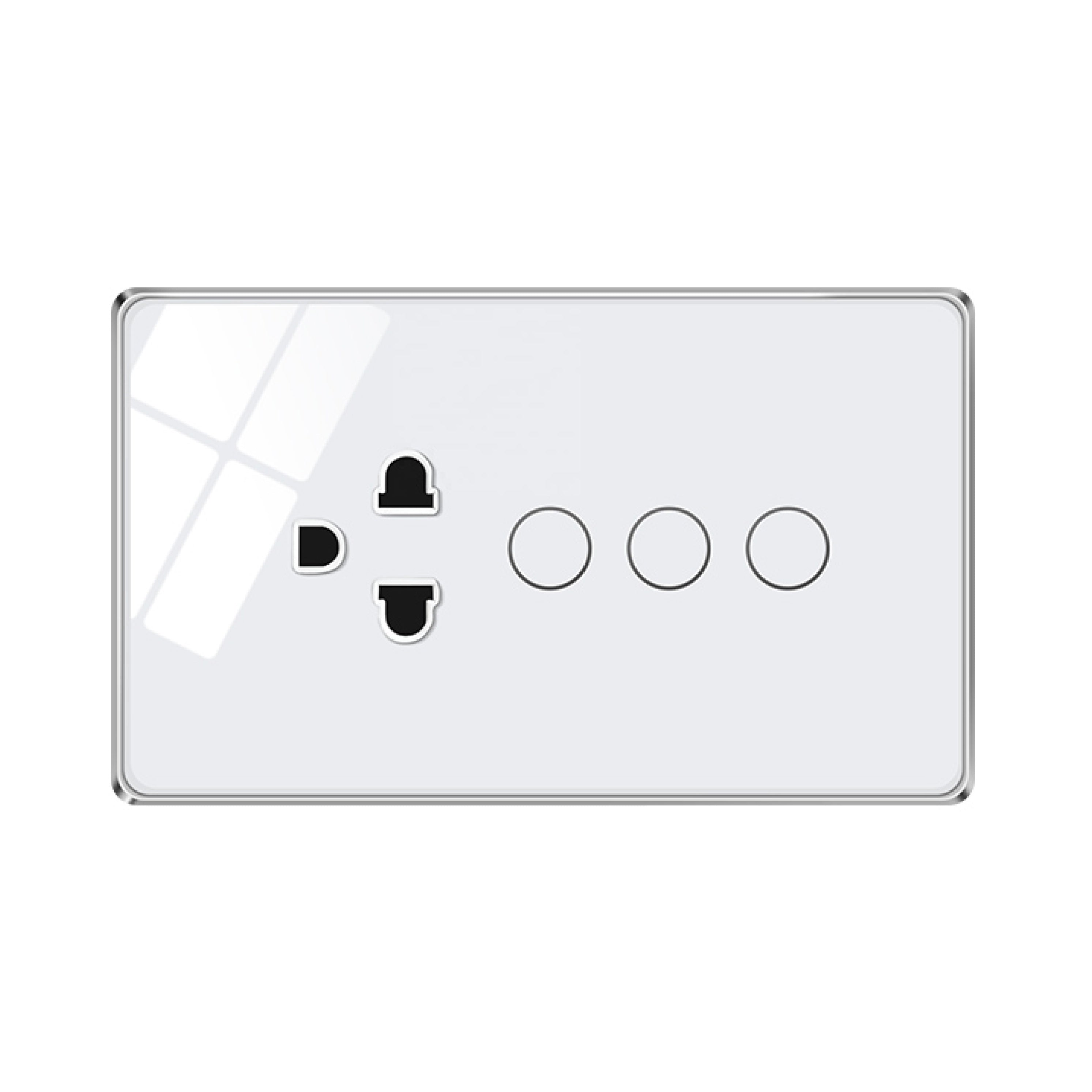 UEMON Smart Home Universal Tuya 1/2 Gang Wifi & Zigbee Wall Smart Touch Electrical Switches and Sockets