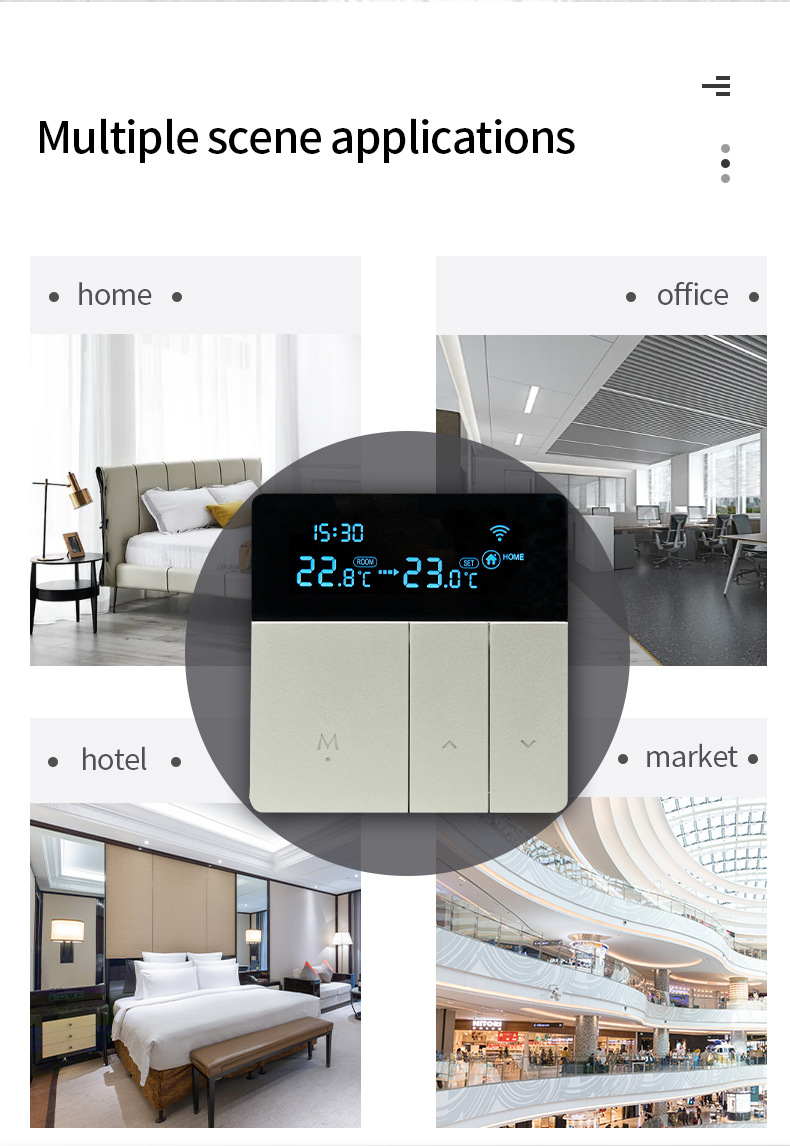 UEMON Tuya WIFI Smart Underfloor Heating Mat Thermostat Wireless Underfloor Heating Smart Thermostat
