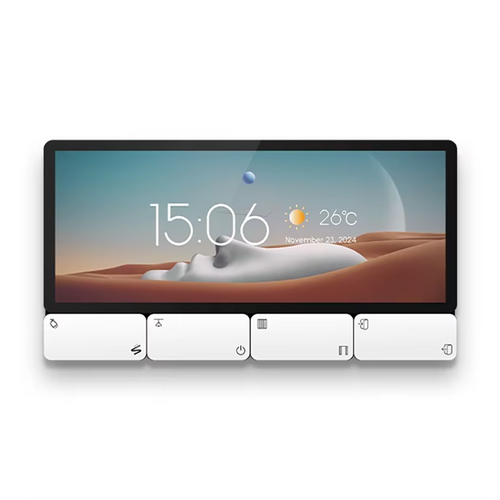 UEMON 6-Inch IPS Smart Home & Hotel Automation Control Panel with WiFi Tuya 8-Button Music Amplifier Touch Screen Android OS
