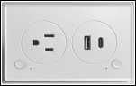 UEMON Smart Home VN/US/BRA/AU Standard Smart Wall Socket with USB&Type-C Fast Charging