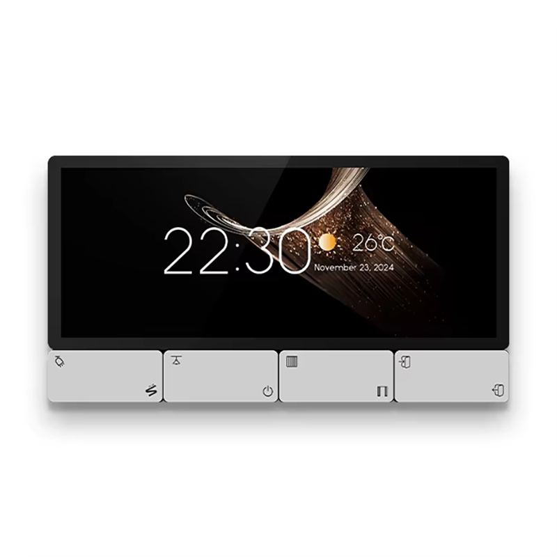 UEMON 6-Inch IPS Smart Home & Hotel Automation Control Panel with WiFi Tuya 8-Button Music Amplifier Touch Screen Android OS