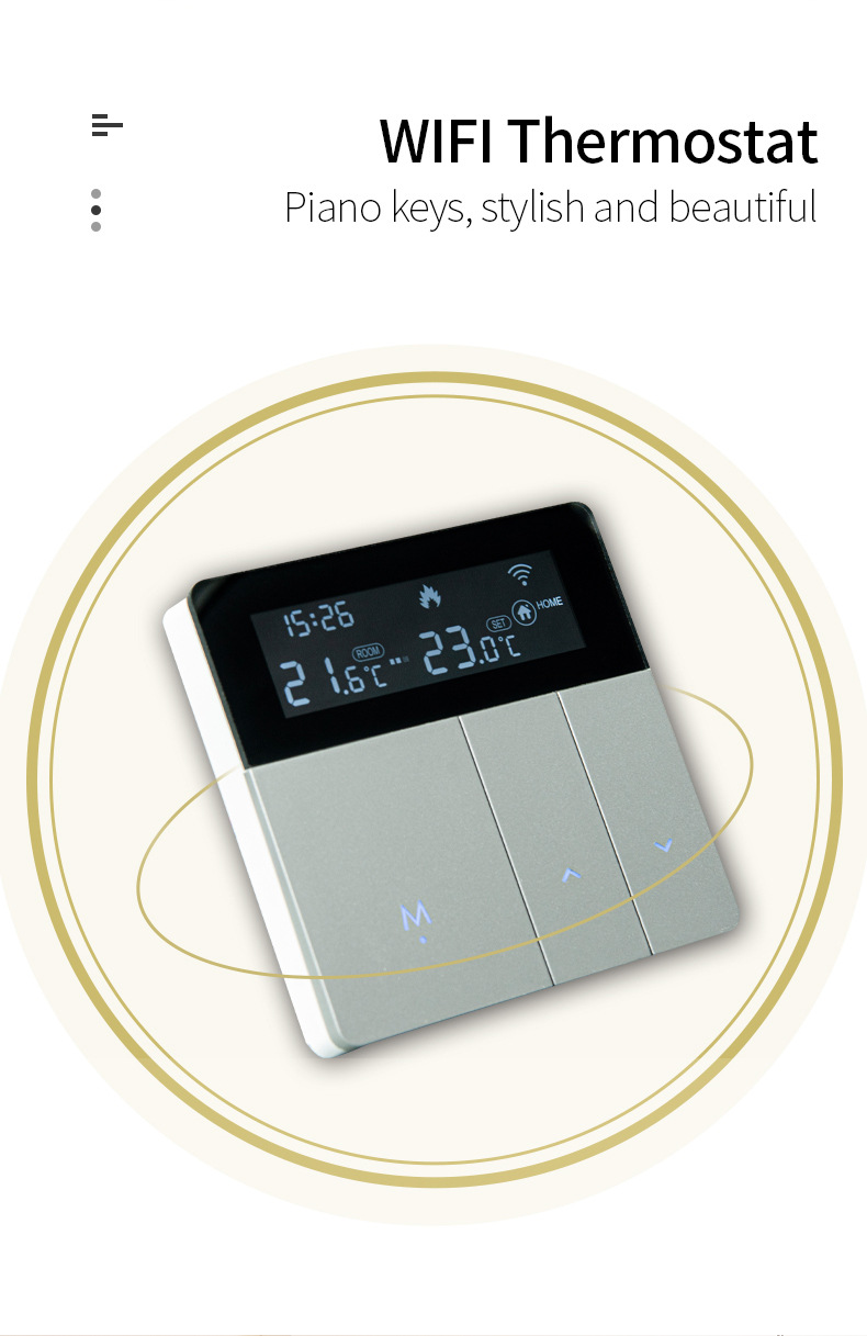 UEMON Tuya WIFI Smart Underfloor Heating Mat Thermostat Wireless Underfloor Heating Smart Thermostat