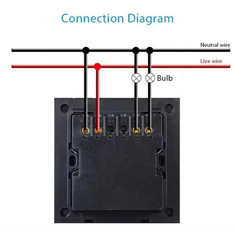 Zigbee Knob Wireless CW Dimmer Switch 2 Gang Light Control Scene Switch