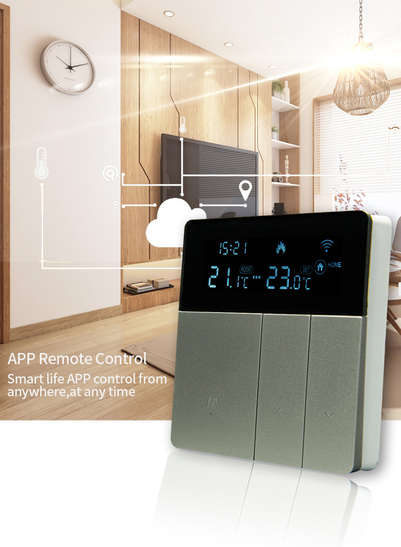 UEMON Tuya WIFI Smart Underfloor Heating Mat Thermostat Wireless Underfloor Heating Smart Thermostat