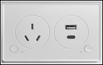 UEMON Smart Home VN/US/BRA/AU Standard Smart Wall Socket with USB&Type-C Fast Charging