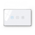 UEMON Smart Home Single Channel Wifi Zigbee Tuya Aluminum Frame Touch Screen Curtain Switch
