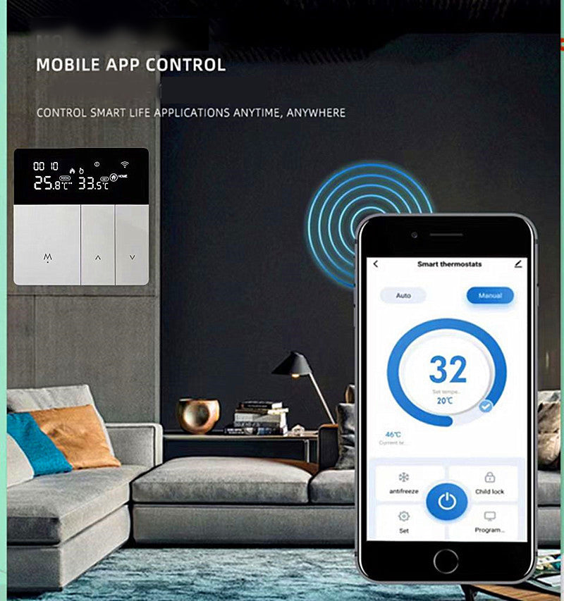 UEMON Tuya WIFI Smart Underfloor Heating Mat Thermostat Wireless Underfloor Heating Smart Thermostat
