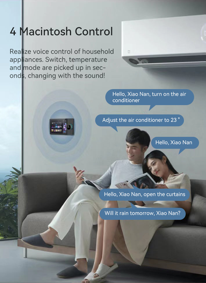 UEMON Smart Home Host System Android Operated IPS Voice Music Control Multi-Function Central Control