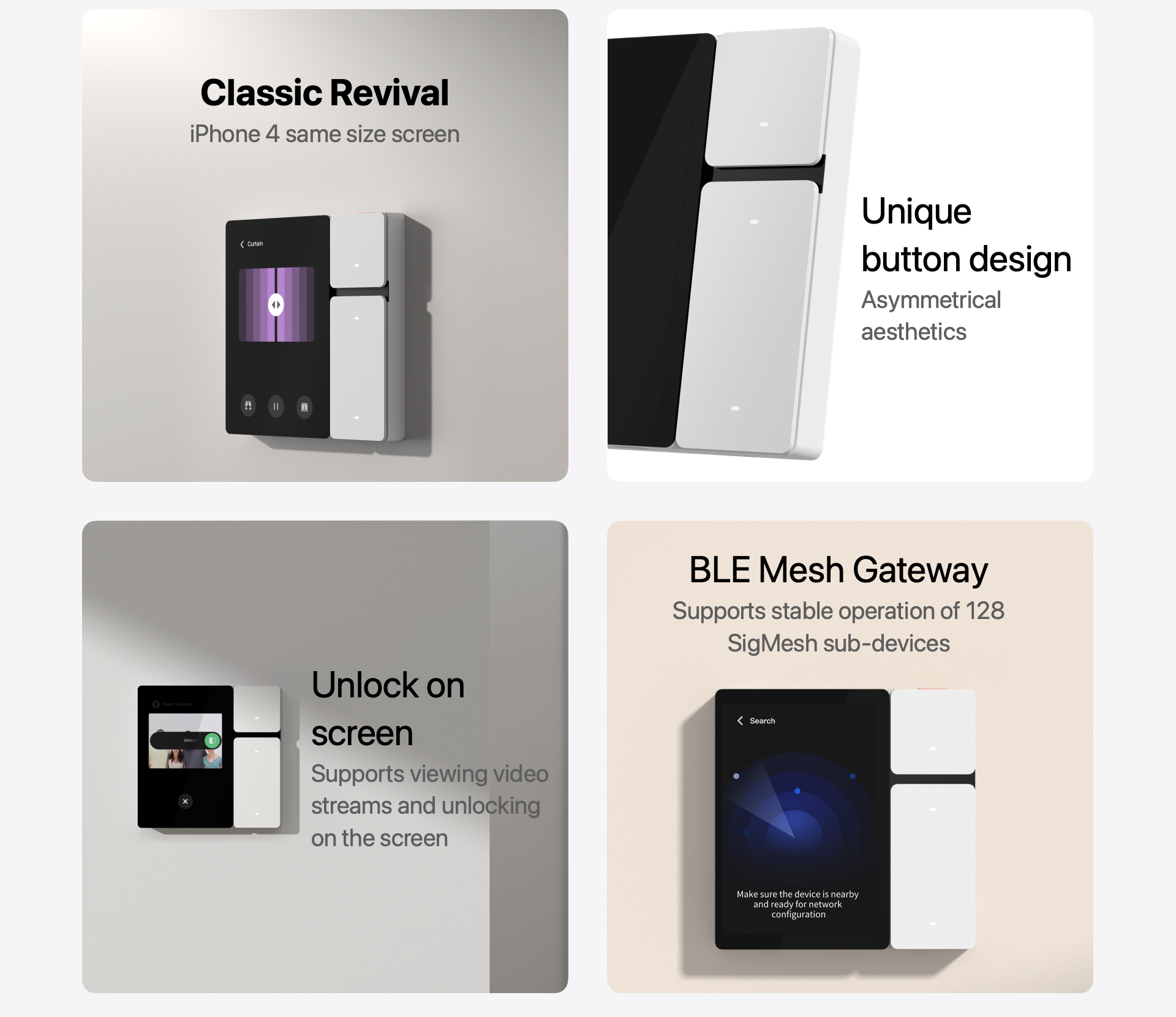 UEMON 3.5inch TuyaGo Mini Smart Home Control Panel Screen