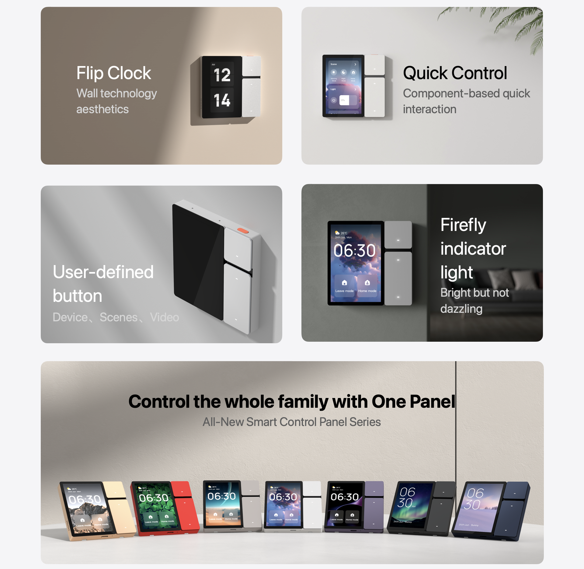 UEMON 3.5inch TuyaGo Mini Smart Home Control Panel Screen