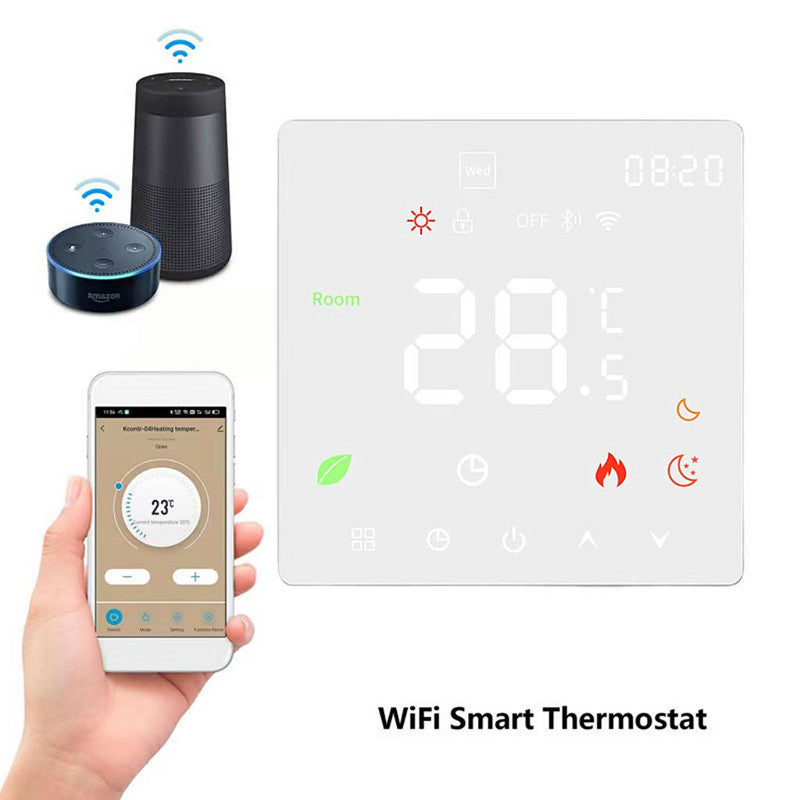 UEMON Smart Home WiFi Thermostat for Gas Boiler Water and Floor Heating