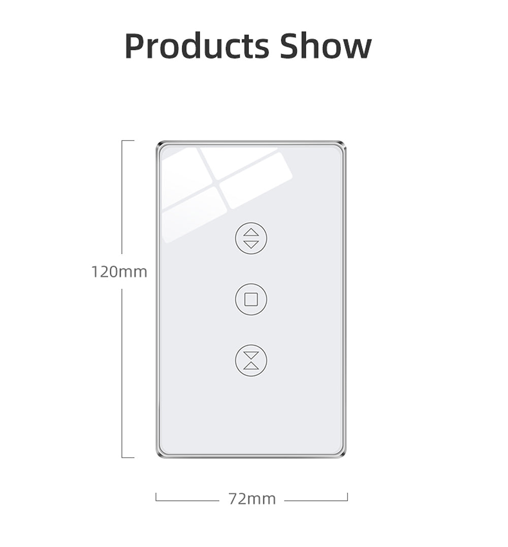 UEMON Smart Home US Standard App Control Motor Wireless Remote Control Roller Shutter Switch