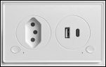 UEMON Smart Home VN/US/BRA/AU Standard Smart Wall Socket with USB&Type-C Fast Charging