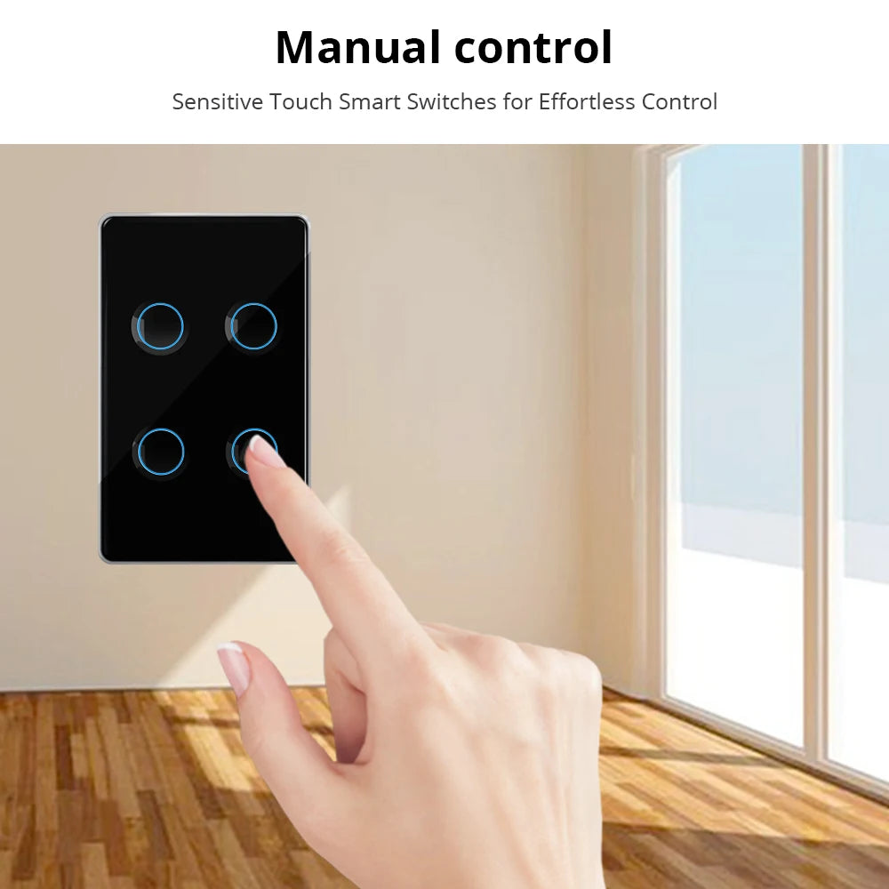 UEMON Smart Home Control US Standard Neutral Required Wall Light Matter Smart Switch