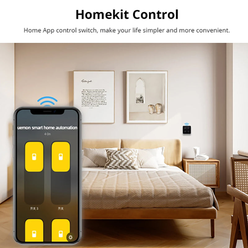 UEMON Smart Home Automation 86*86MM EU/UK Standard Matter Wall Switches
