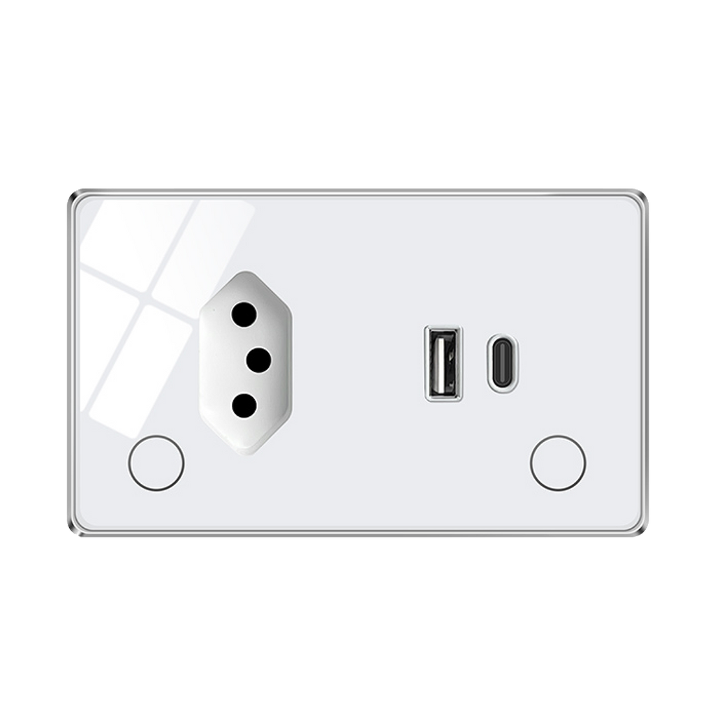 UEMON Smart Home VN/US/BRA/AU Standard Smart Wall Socket with USB&Type-C Fast Charging